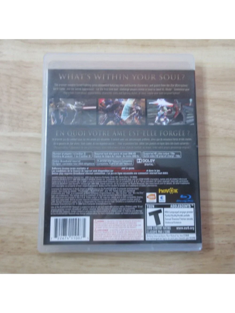 PS3 Soul Calibur IV 4 Sony Playstation 3 Game With Manual